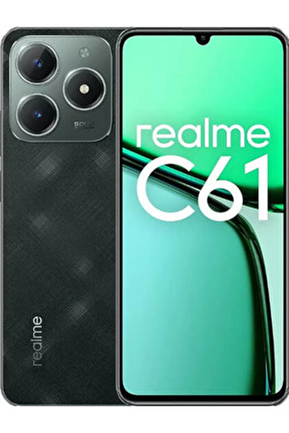 realme Note 60 4GB+128GB Mermer Siyahı Cep Telefonu (realme