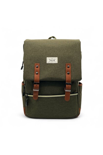 Stylish canvas backpack with magnetic closure from Sheyon