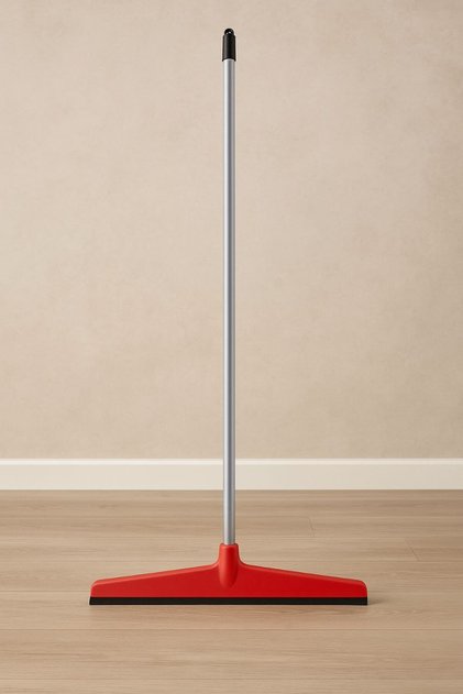55 Cm Çift Kauçuklu Çekpas+120 Cm Metal Saplı Yer Sıyırıcı + Su Çekme Aparatı