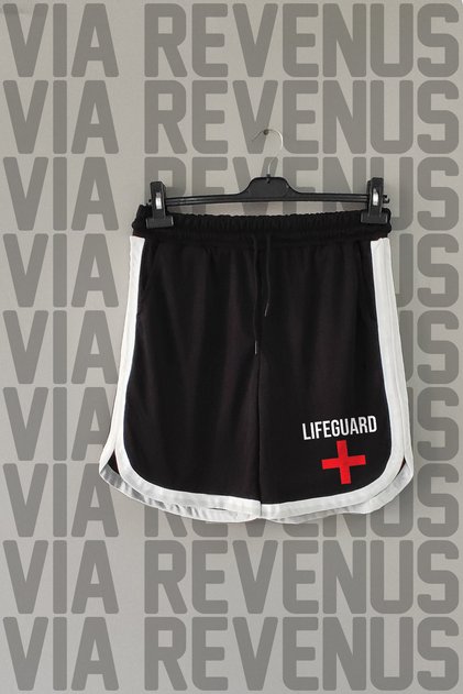 Lifeguard / Lifeguard Printed Sports Training Shorts with Piping Detail