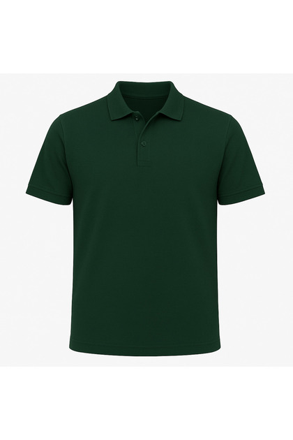 Erkek %100 Pamuklu Lakost Kumaş Regular Fit Polo Yaka T-shirt