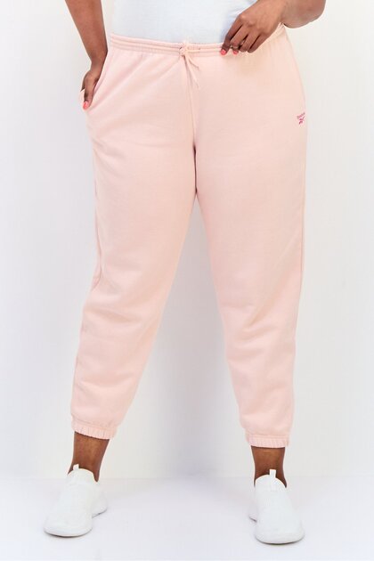 Women Sportswear Fit Outdoor Sweatpants, Peach