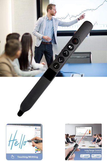 Akıllı Tahta Dokunmatik Yazım Kalemi Slayt Dijital Sunum Kumandası Wireless Presenter Pointer