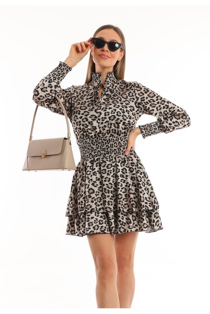 Rochie din satin cu talie elastică căptușită Rochie Trend