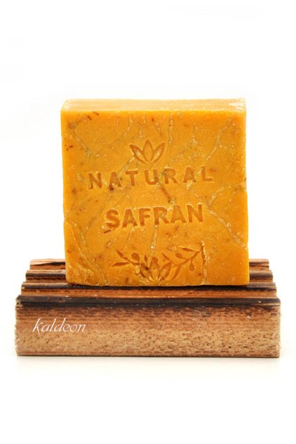 Saffron Soap Handmade Natural 120 G