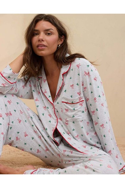 قميص بيجامة Aerie Real Soft®