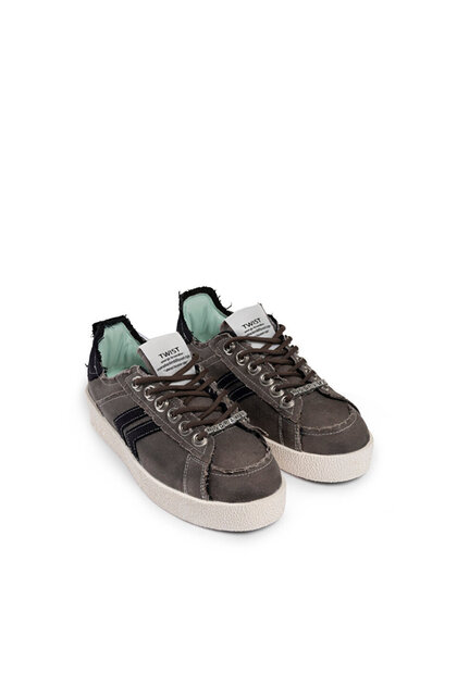 靴 OMMO TWIST LACE BELTED SNEAKERS Twist SNEAKER - Fiyatı, Yorumları
