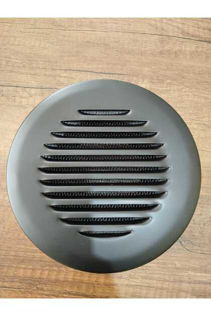 DOGALGAZ MENFEZİ ALUMINYUM Q100 -10 CM BOGAZ- MAT SIYAH