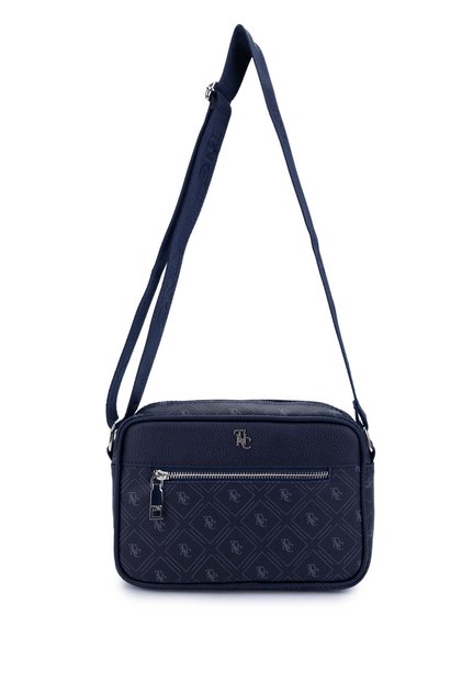 Women's Vegan Navy Blue Messenger Bag