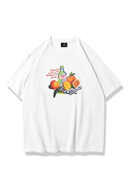 Trendiz Unisex Venice Beach Tshirt Beyaz - Fiyatı, Yorumları