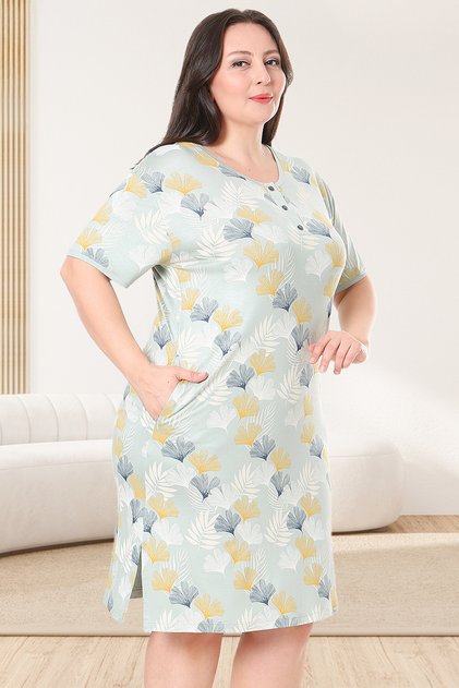 Plus Size Viscose Nightgown