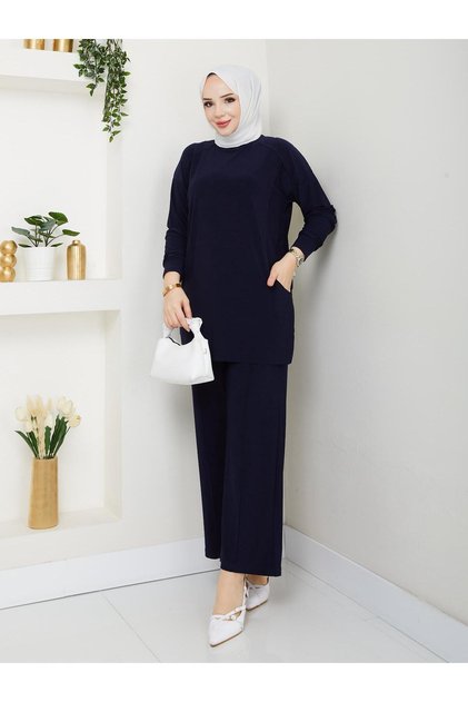 Our Tunic Double Pocket Detailed Erva Trousers Suit with Its Most Beautiful Colors ✨ ✨