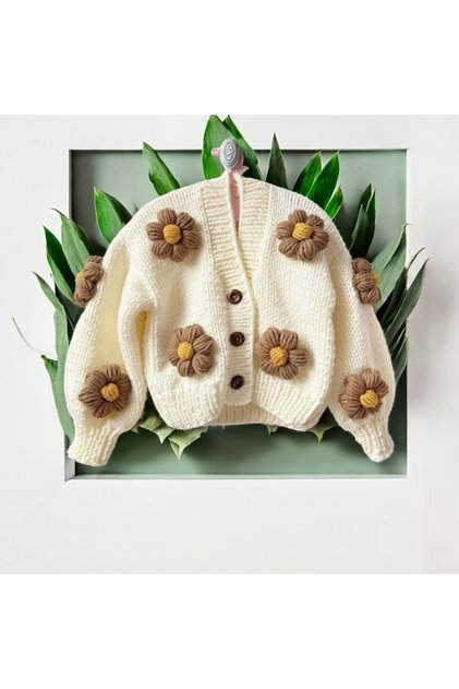Hand Knitted Baby Jacket