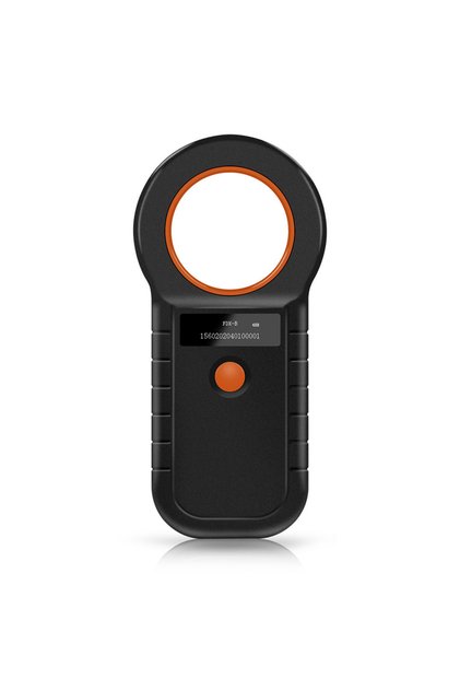 قارئ هوية الحيوانات W90D-Black RFID 134.2 كيلو هرتز، 15 رقمًا، ماسح هوية الحيوانات الأليفة EMID FDX-B ISO 11784/85 Micro