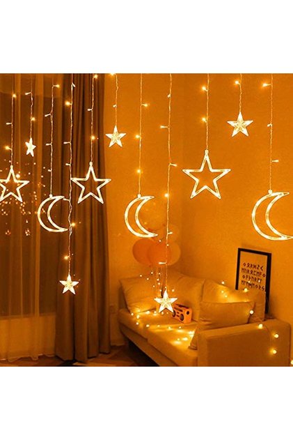 أضواء رمضانية، سلسلة أضواء LED، أضواء عيد القمر والنجوم