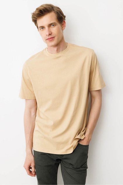 Men's Crew Neck T-Shirt A.Yellow