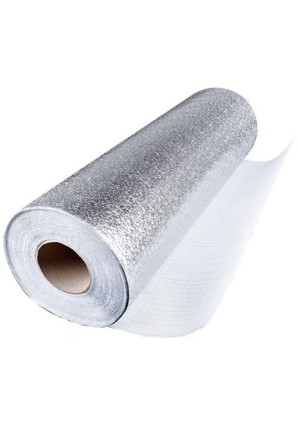 Folie autoadeziva de aluminiu Macvi®, rezistenta la apa si zgarieturi, 60 x 300 cm