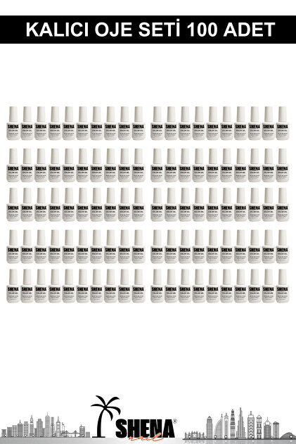 KozMood Shena® Kalıcı Oje Seti 100 Adet 15 ml - From Dubai