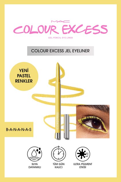 Colour Excess Jel Eyeliner / B-A-N-A-N-A-S