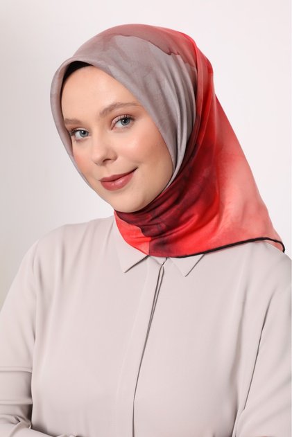 وشاح قطني خفيف بنمط سحابة