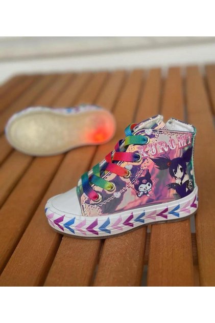 Kuromi Girls' Shoes, Kuromi Convers, Girls' Casual Shoes (Number Range 31-35 Was Unlit