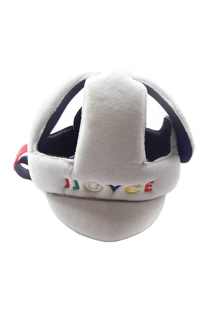Casca antisoc bebelusi si copii patrupedie, protectie cap bebelusi, reglabila, gri, mediLOGIC