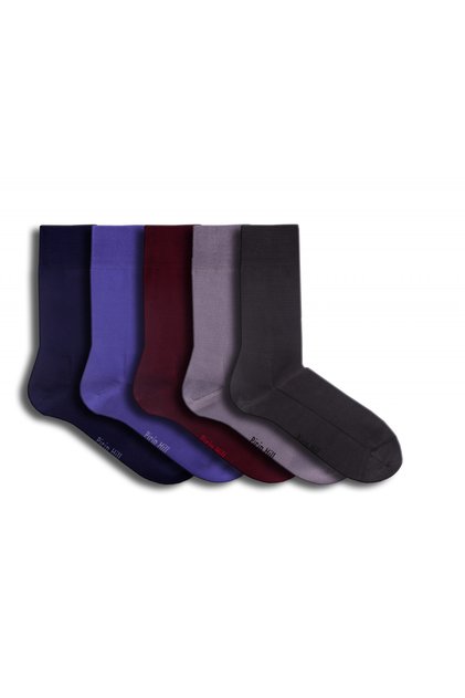 Sosete bumbac Mercerised Collection Luxury Box 5 buc