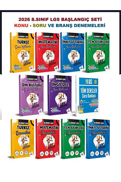 Kurul Yayıncılık 2026 8.sınıf Lgs Başlangıç Seti Konu Anlatımlı