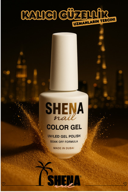 Shena Kalıcı Oje & Protez Tırnak Seti Profesyonel Eko Salon Set