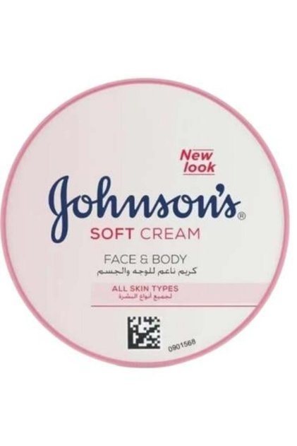 Soft Cream for Face and Body Moisturization for All Skin Types by Johnson - 300ml