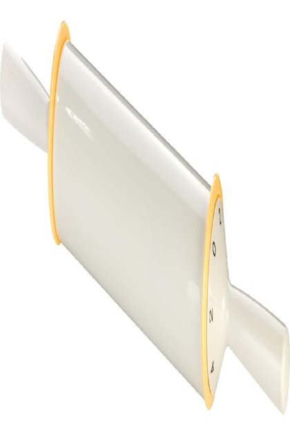 Delicia Adjustable Rolling Pin, White – 53.9 x 7.8 cm, for Even Dough Rolling