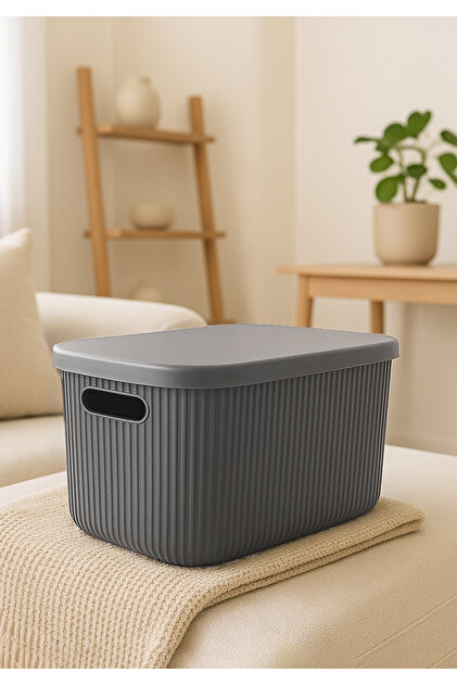 HUMAN MADE DRY ALLS 収納ボックス 30L Gray HOMİNG Çok Amaçlı Kapaklı Organizer Kutu -box-takı Makyaj Banyo