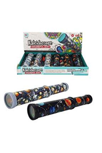 Toyaş Kaleydoskop Metal 14 cm.Turkuaz Kaleideskop Hediyelik Retro