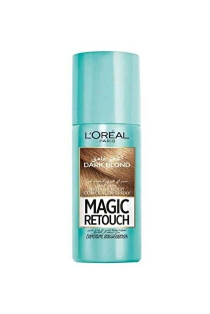 Loreal Magic Retouch Dark Blond 75ml (92755) --- لوريال سبراي فوري لاخفاء لون الشعر اشقر غامق 75 مل