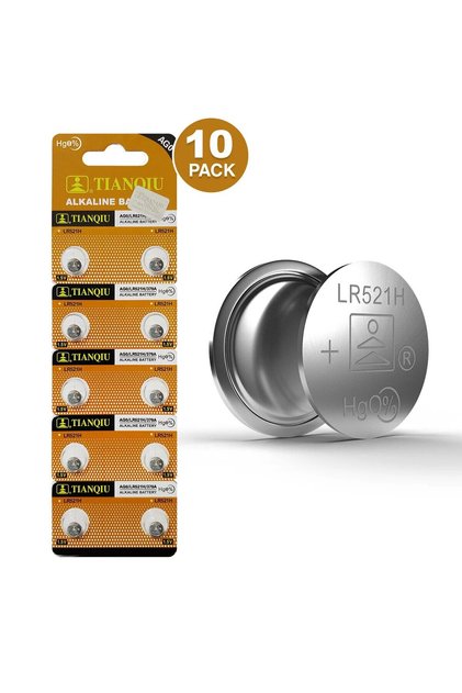 Ag0/ Lr521h/ 379a 1.5v Alkaline Batteries - 10 Pieces