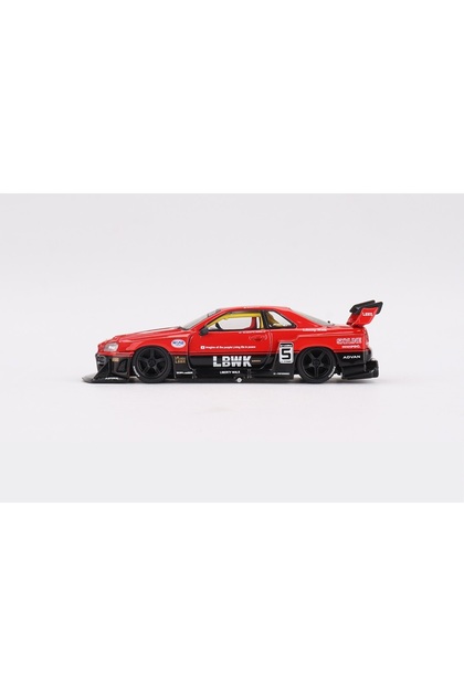 mini gt 843 Nissan LB-ER34 Super Silhouette SKYLINE Red/Black 1/64