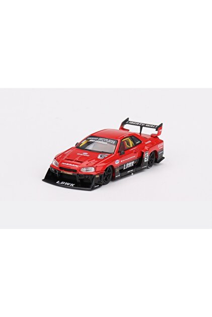 mini gt 843 Nissan LB-ER34 Super Silhouette SKYLINE Red/Black 1/64