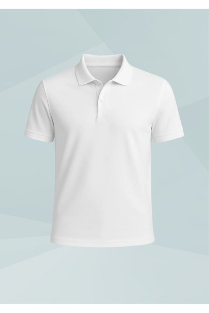 Men's 100% Cotton Polo Neck Regular T-Shirt Ol.01.Iv1.001