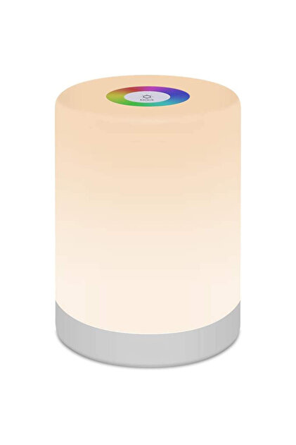 Lampa de veghe cu control tactil Echo Soul®️, Incarcabila, schimbare a intesitatii si a culorii