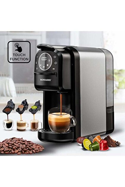 3 in 1 Multi Capsule Coffee Machine - With 700ML Detachable Water Tank | 20 Bar Powerful Pressure wi