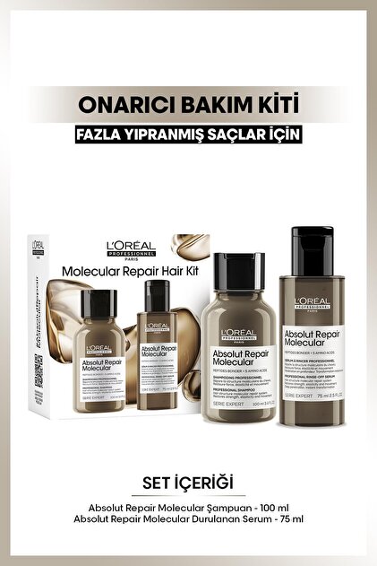 L'oreal Professionnel Absolut Repair Molecular Mini Duo Set