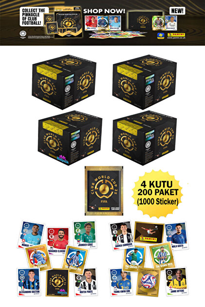 hediyecik Panini Fifa Club World Cup 2025 Sticker Dünya Kupası