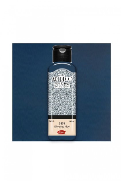 Akrilik Boya 140ml Okyanus Mavi 3634