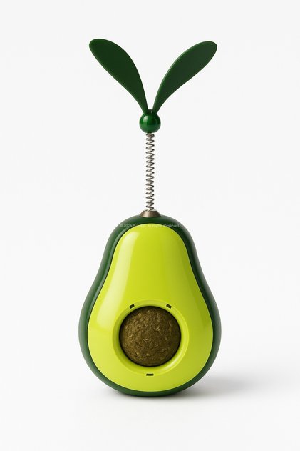 Avocado Cat Toy with Catnip Food Dispenser Hacıyatmaz Intelligence Developer Educational Toy
