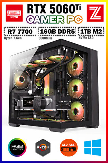 MSI Gaming Pc Ddr5 -Rtx 5070 12GB – Ryzen 7 9700X – 32GB Ddr5 Ram