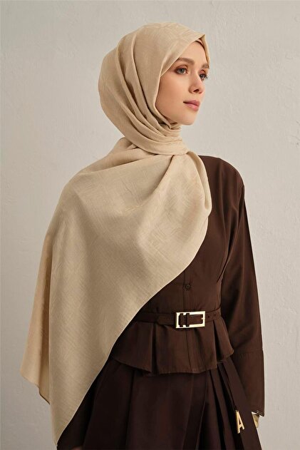 Lyocell Naia Square Monogram Shawl 6 64