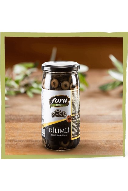 Fora Zeytin, Sliced Black Olives 160 gr