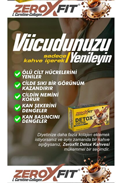 ダイエットドリンク 0104 hekimhan bitkisel ZEROXFIT DETOX COFFEE - Fiyatı, Yorumları