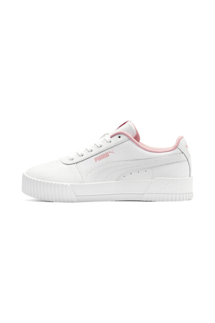 Youth Girls Carina L Trainers Sneakers - White