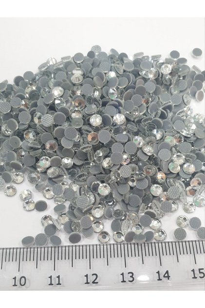 100 Adet Hotfix Ütü Ile Yapışan Taş Ss16(4mm) Kristal Taş